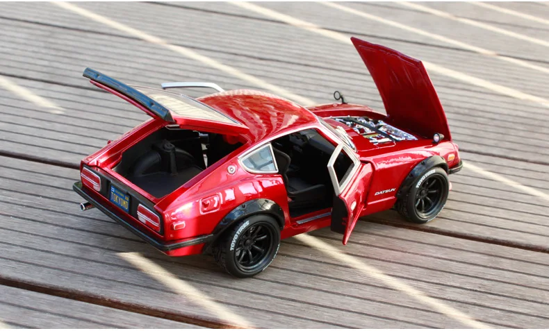 Maisto 1:18 1971 Nissan Datsun 240Z Devil's edition красный спортивный автомобиль литая модель автомобиля игрушка Новинка в коробке Новое поступление