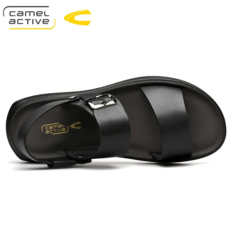 

Camel Active 2019 New Genuine Leather Beach Casual Male Sandals Breathable For Men Walking Brand High Quality Comfortable Shoes