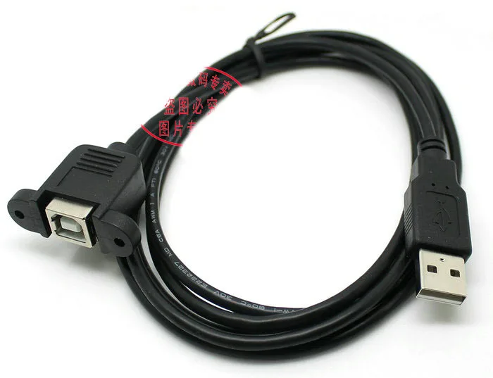 Кабель для передачи данных с панелью USB A папа B мама AM BF 1 5 м компьютера хост