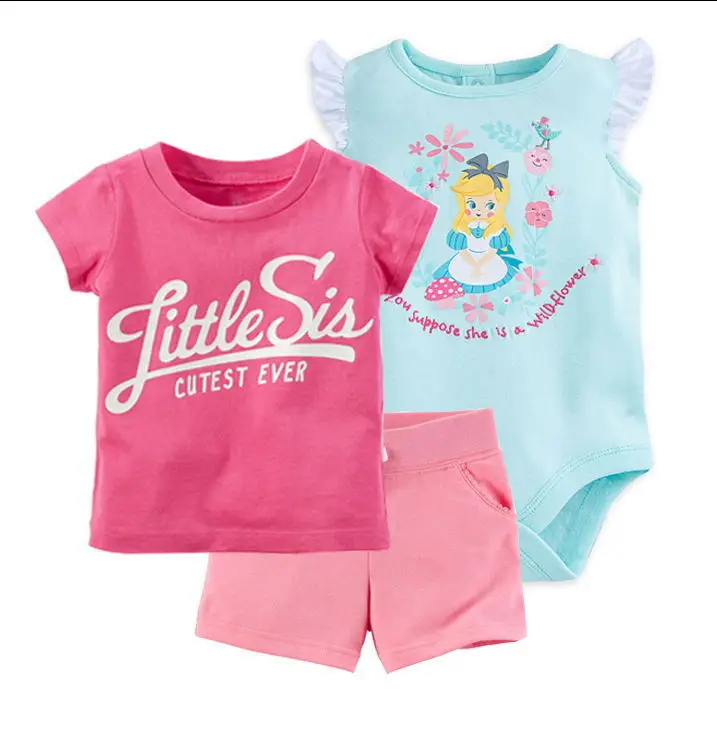 Детская одежда для маленьких девочек летняя повседневная хлопковая футболка с