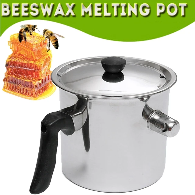 Bee Wax Melting Pot Stainless Steel Pouring Beekeeoing Tool Silver Beekeeping Equipment Set Tank | Дом и сад