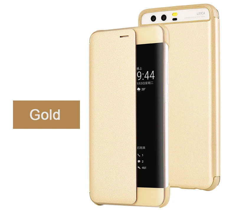 CAPSSICUM P10 умный из искусственной кожи чехол для HUAWEI Ascend P10 Plus откидной Чехол с окошком для просмотра с функцией автоматического сна Жесткий противоударный P10Plus