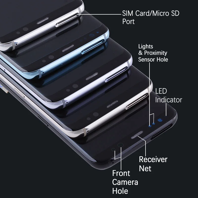 AMOLED дисплей для Samsung Galaxy S8 ЖК-дисплей сенсорный экран с рамкой Ремонт plus ЖК-экран