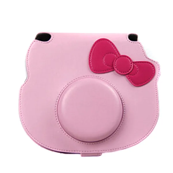 Чехол для камеры с бантом для Fujifilm Instax Mini hello kitty камера с плечевым ремнем