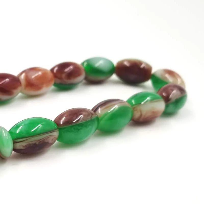 

Rosary Muslim Green Tasbih 33 Islam Beads Natural quartz stone tassel Man bracelet Muslim
