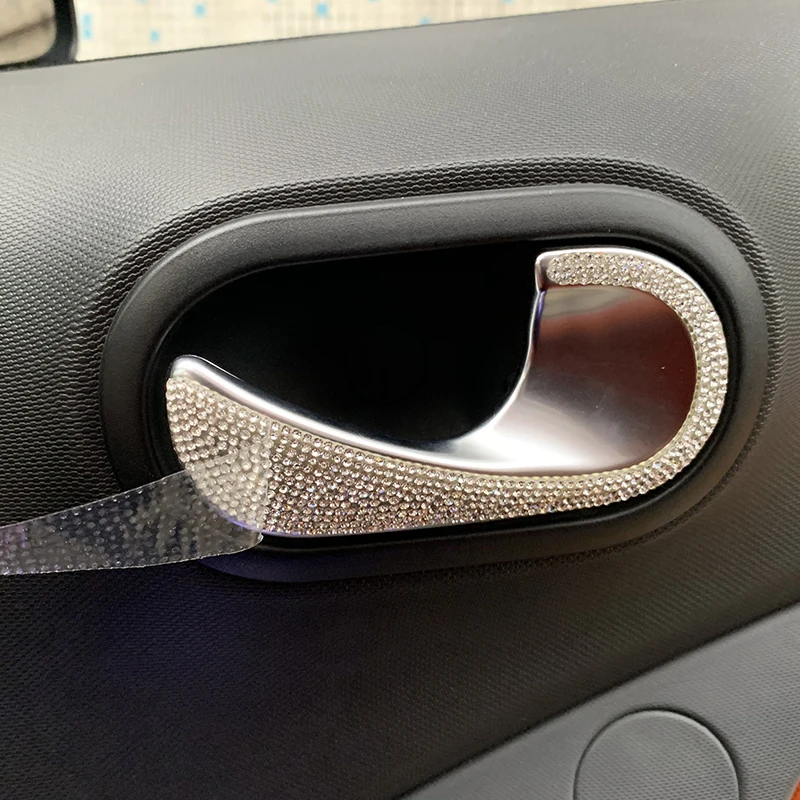 3D персональная вспышка дрель автомобиля Наклейка для Mercedes смарт 453 Fortwo Forfour автомобиля Стайлинг украшения двери аксессуары