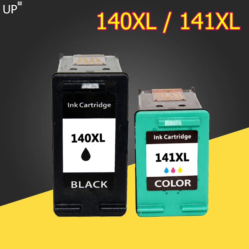 UP Заправляемый картридж с чернилами Замена для hp 140 XL 141XL C4583 C4283 C4483 C5283 D5363 Deskjet D4263