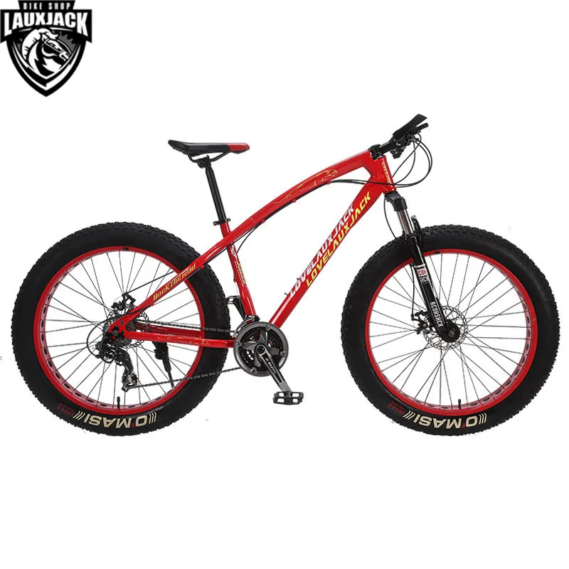 LOVELAUXJACK горный велосипед стальная рама 24 скоростей Shimano дисковые тормоза 26&quotx4.0