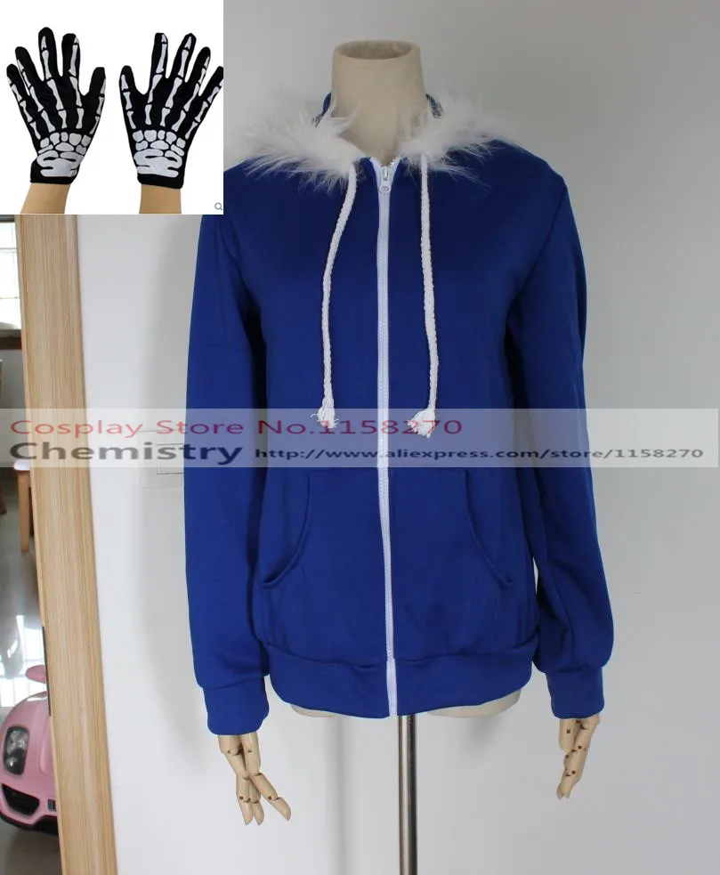 Игра Sans Undertale косплей костюм куртка с перчатками|costum jacket|undertale cosplaycosplay costume |