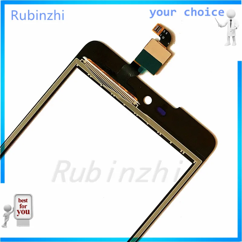 RUBINZHI мобильный телефон сенсорная панель для Micromax Canvas Selfie 2 Q340 сенсорный экран