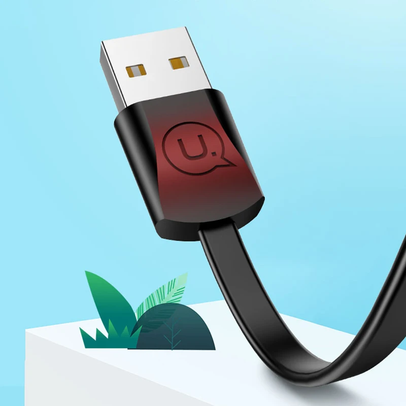 Usb-кабель USAMS для быстрой зарядки кабель мобильного телефона iPhone XS XR 2A