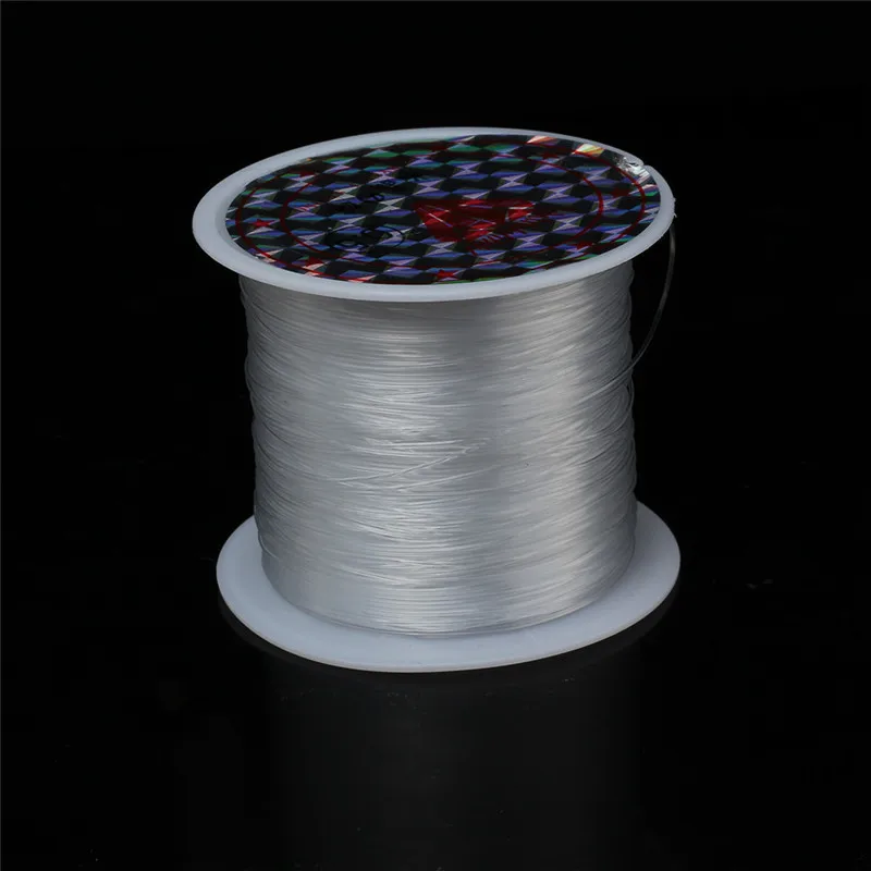 1 рулон прозрачного нейлона 0 5 мм эластичный растягивающийся проволочный Корд с