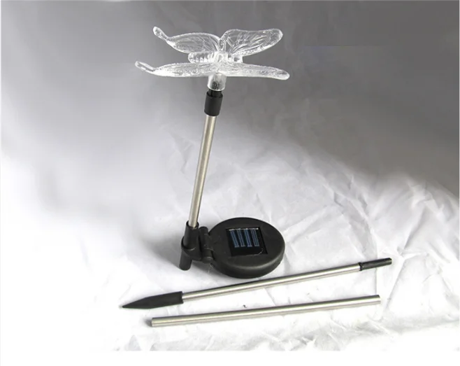 Explosion LED Solar Garden Light Dragonfly Butterfly Bird Outdoor Waterproof Garden Lawn Path Decorative Light