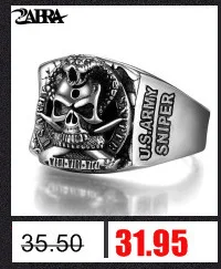 ZABRA Buddha Real 925 Silver Rings For Women Men Chinese Zodiac Patron Saint Vintage Mens Signet Ring Adjustable Biker Jewelry