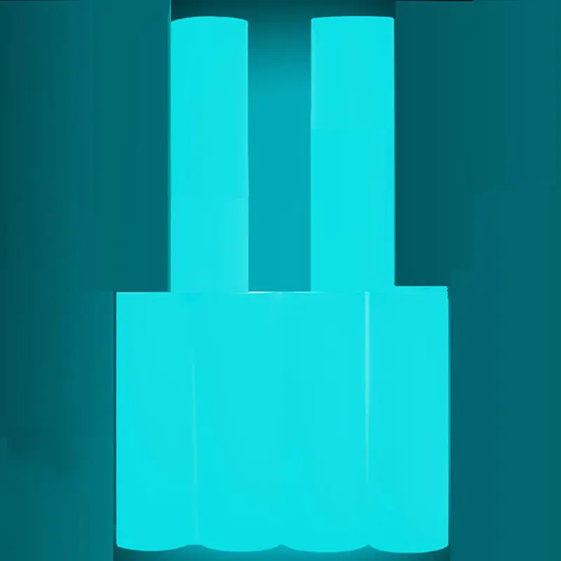 Светящаяся пленка SUNICE светится в темноте теплопередающая виниловая с синим