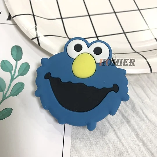 Sesame2 Универсальный кронштейн-подставка для телефона, расширяющаяся подставка, растягивающийся держатель для телефона, милая мультяшная подставка для iphone 6 7 8 X XS - Цвет: Sesame2