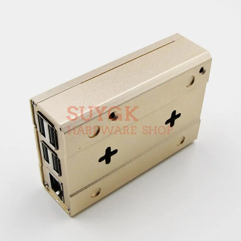 C35 Алюминий металлический корпус для RaspberryPI3 Модель B + плюс RaspberryPI 2B металлическая
