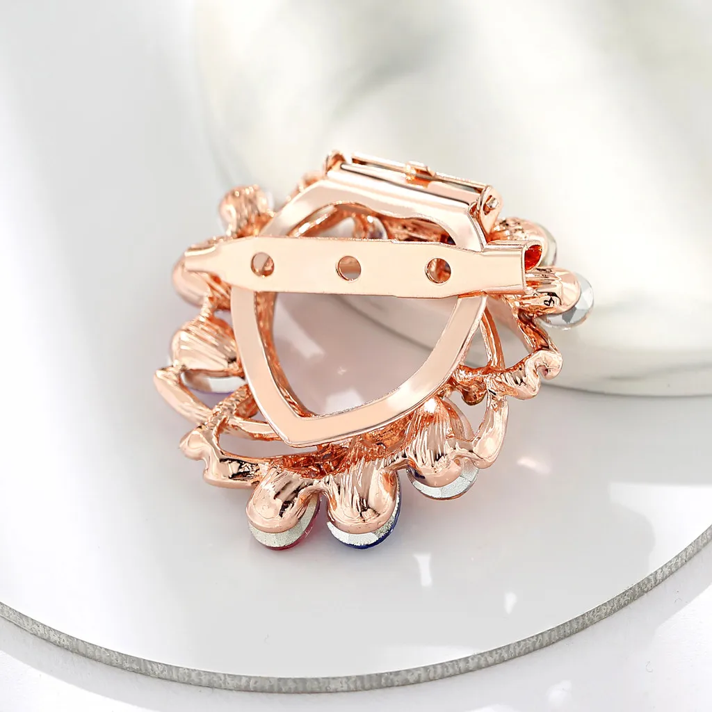 Брошь Снежинка в стиле ретро медная булавка модные аксессуары для платья брошь