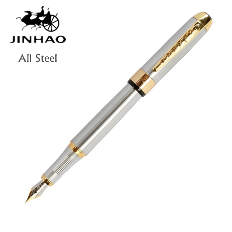 Оригинальная чернильная Авторучка Jinhao Iraurita tip все стальные классические