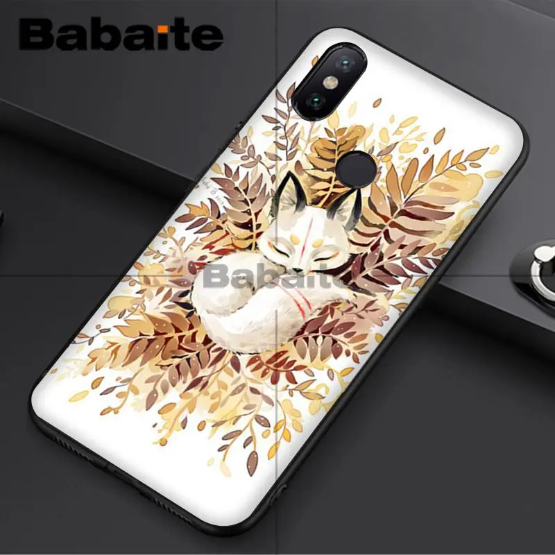 Чехол для телефона Babaite Fox спящий в снегу аксессуары чехол redmi 5plus 5A 6pro 4X note5A note4x