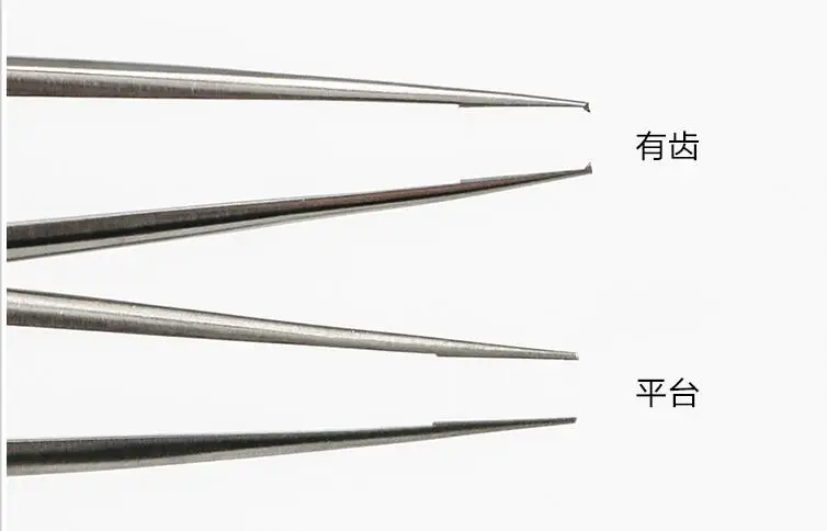 Микроустройства офтальмологические инструменты Титан Alloy110mm изгиб платформы Пинцет линии Пинцет косметический пинцет хирургические инструменты