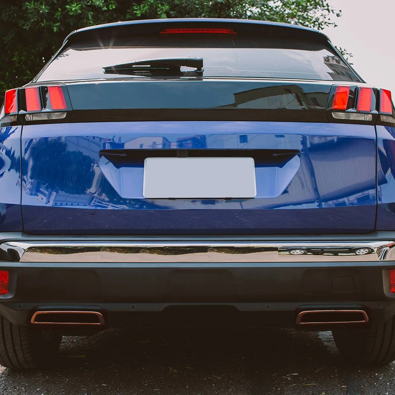 Золотой Автомобильный задний глушитель выхлопной трубы замена для Peugeot 3008 5008