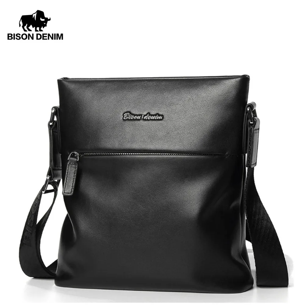 Бизон джинсовые коровьей Пояса из натуральной кожи 10.5 &quotCrossbody сумка мужская