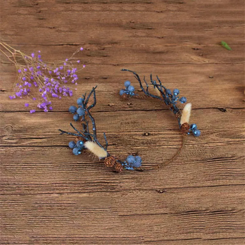 Свадебные украшения CC венок корона обручи для волос в лесу свадебные аксессуары