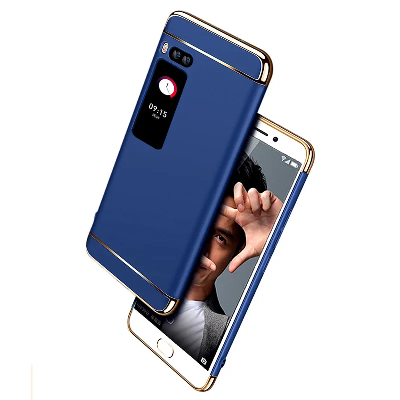 Meizu Pro 7 Plus роскошный чехол 3 в 1 полная защита покрытие Противоударная сумка для Pro7