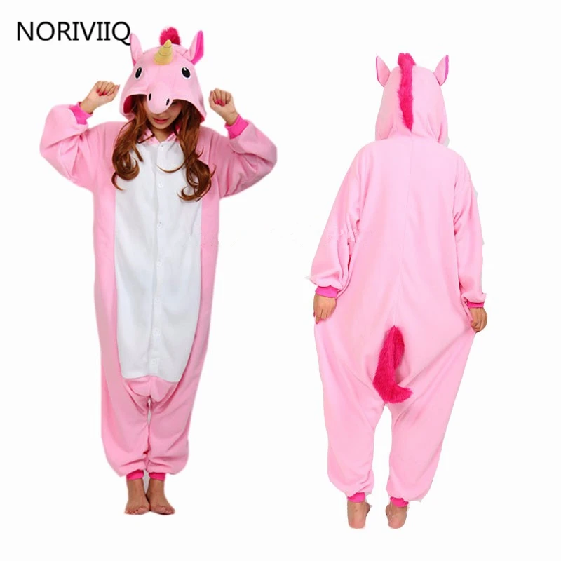 кигуруми аниме косплей Единорог Kigurumi Пижама Аниме Животных Косплей Костюм Fancy Dress