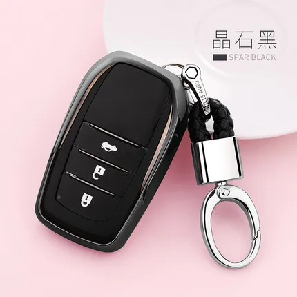 Мягкий чехол из ТПУ для ключей Toyota Chr C-hr RAV4 Land Cruiser 200 Avensis Auris corolla Prius брелок