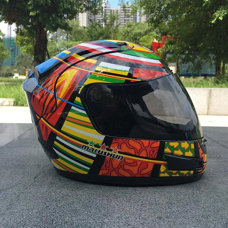 

MALUSHUN motorcycle helmet male and female full-length racing motorcycle helmet running helmet. fast ship