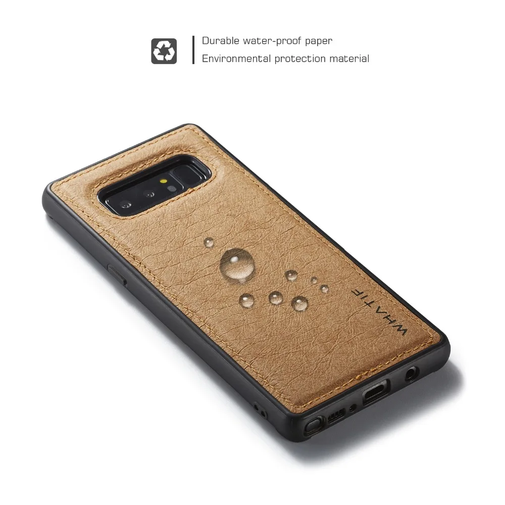 Чехол для мобильного телефона из крафт-бумаги Samsung Galaxy Note 8 чехлы задней панели DIY