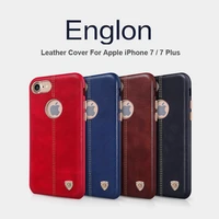nillkin englon series for apple iphone 7 case luxury pu leather back cover for iphone 7 plus phone cases support magnetic holder