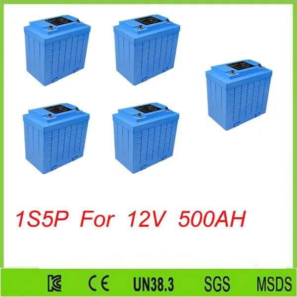 1 s5p 12V литий железная батарея Ач для солнечной энергии/Lifepo4 12v 100Ah 500AH lifepo4