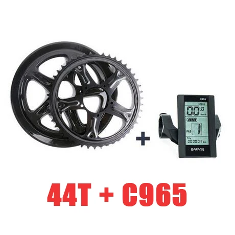 8Fun BBS01 Bafang Середина привода двигателя 36 В 350 Вт Электрический мотор Bafang с батареей 36 В 20AH Электрический двигатель для велосипеда комплект для электровелосипеда - Цвет: 44T and C965