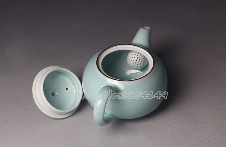 200 мл WIZAMONY высшего класса Di печи Longquan Celadon Zisha керамика Искусство чай горшок Тайши фарфор Исин глина антикварный чайник