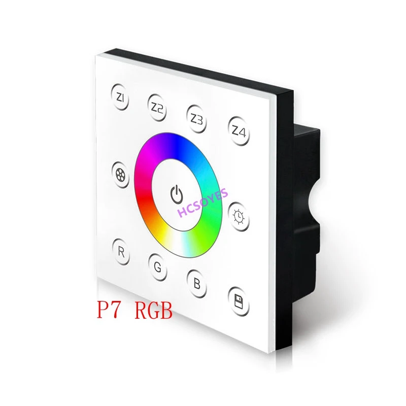 BC P5/P6/P7/P8 DMX512 сенсорная панель с затемнением/CCT/RGB/RGBW контроллер для светодиодной