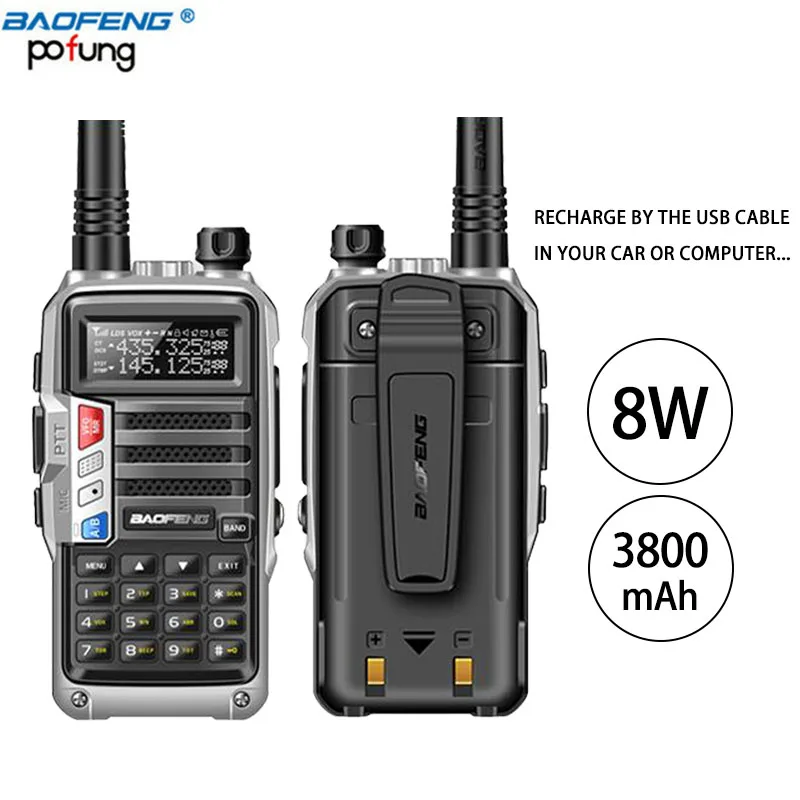Портативная рация BAOFENG UV S9 8 Вт|Рации| |
