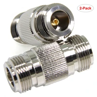 2 pack n type female 50 ohm barrels adapter coupler joiner for wilson cell booster cb ham radio wireless wifi antenna cable