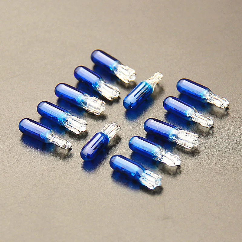 Dianshi 20 шт W2W T5 12V 1,2 W стеклянная Автомобильная интерьерная световая приборная панель предупреждающий светильник s галогенная лампа