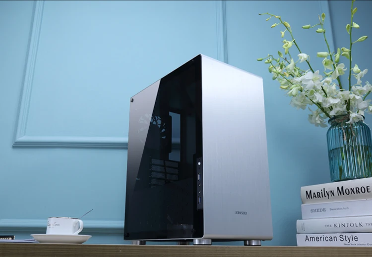 Jonsbo U4S Алюминиевый Чехол для компьютера поддержка ATX Блок питания USB3.0 интерфейс ATX шасси