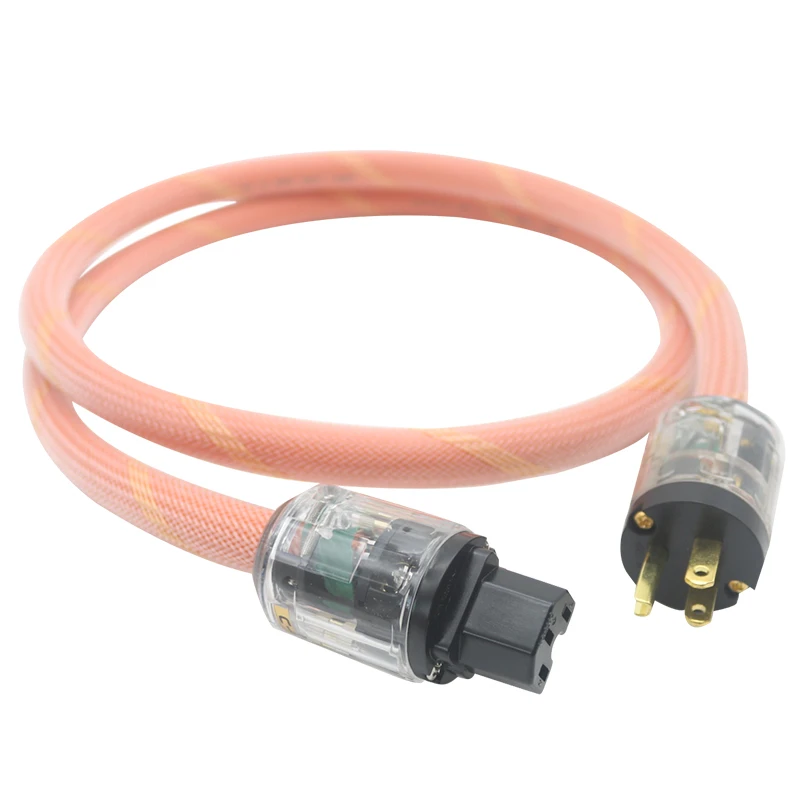 

New 2019 UK k-800 power line HIFI POWER CABLE Power Cord with US EU Plug AC cable line