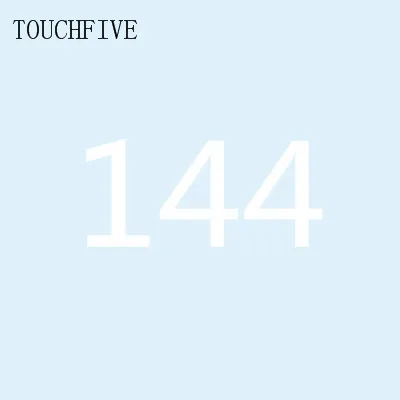 144 1 шт. TouchFive на выбор, 168 цветов, маркеры для эскизов, маркеры на спиртовой основе, набор цветных маркеров, товары для рукоделия, ручка для школы - Цвет: 144