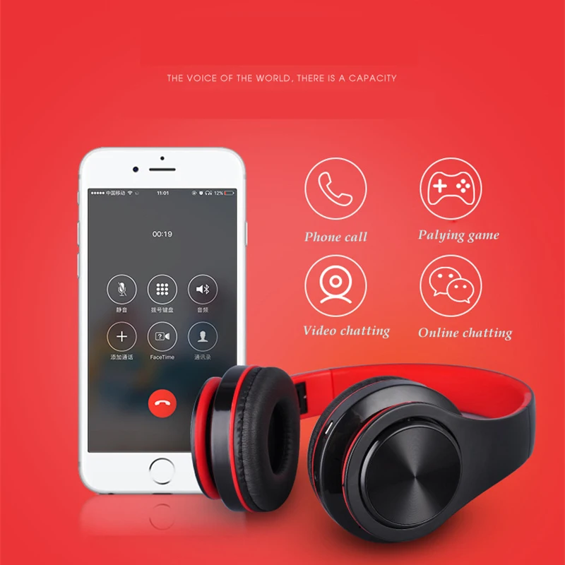 Наушники Bluetooth гарнитура наушники Беспроводной стерео складные спортивные