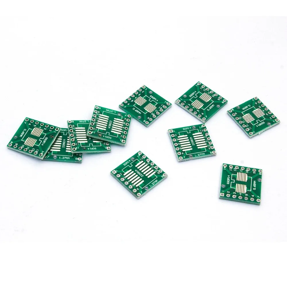 1000 шт. TSSOP14 SSOP14 SOP14 SMD к DIP14 IC адаптер конвертер гнездо плата модуль адаптеры