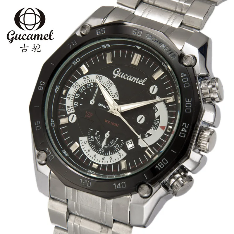 GUCAMEL New lady quartz watch factory direct high-end fashion waterproof leather strap wristwatch montres hommes | Наручные часы