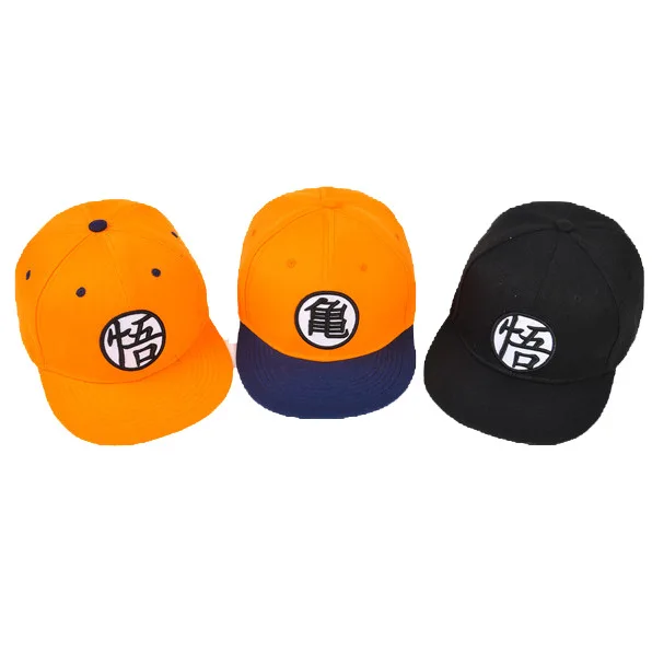 3 стиля высокое качество косплей Жемчуг дракона Z шляпа Гоку Snapback плоские хип хоп