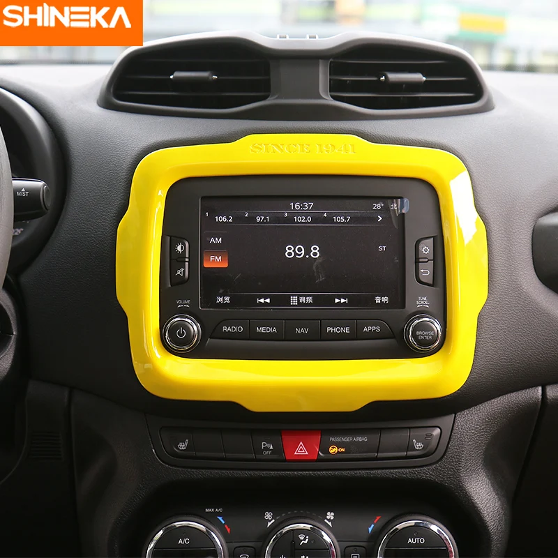 SHINEKA ABS 5 ''экран центральной консоли GPS навигация панель украшения Рамка для