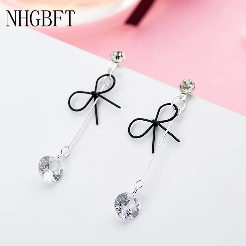 Новые длинные серьги-кисточки NHGBFT для женщин женские серьги в форме черного